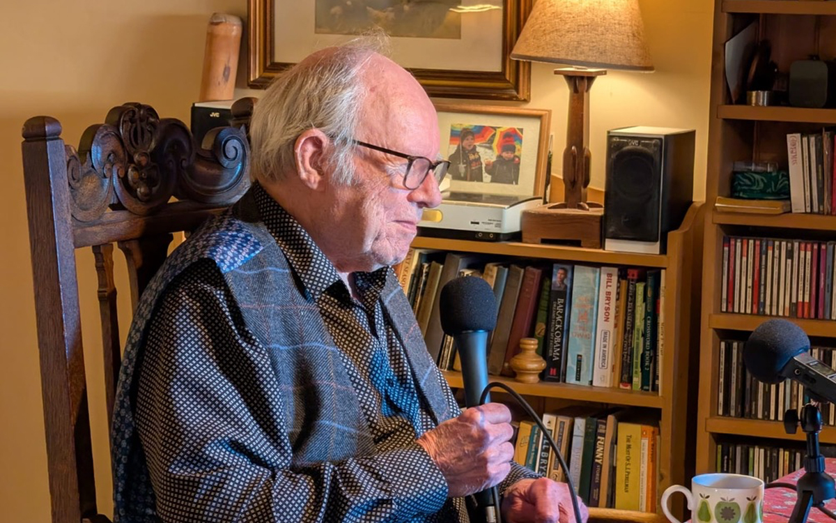 Graeme Garden at his home in January 2026